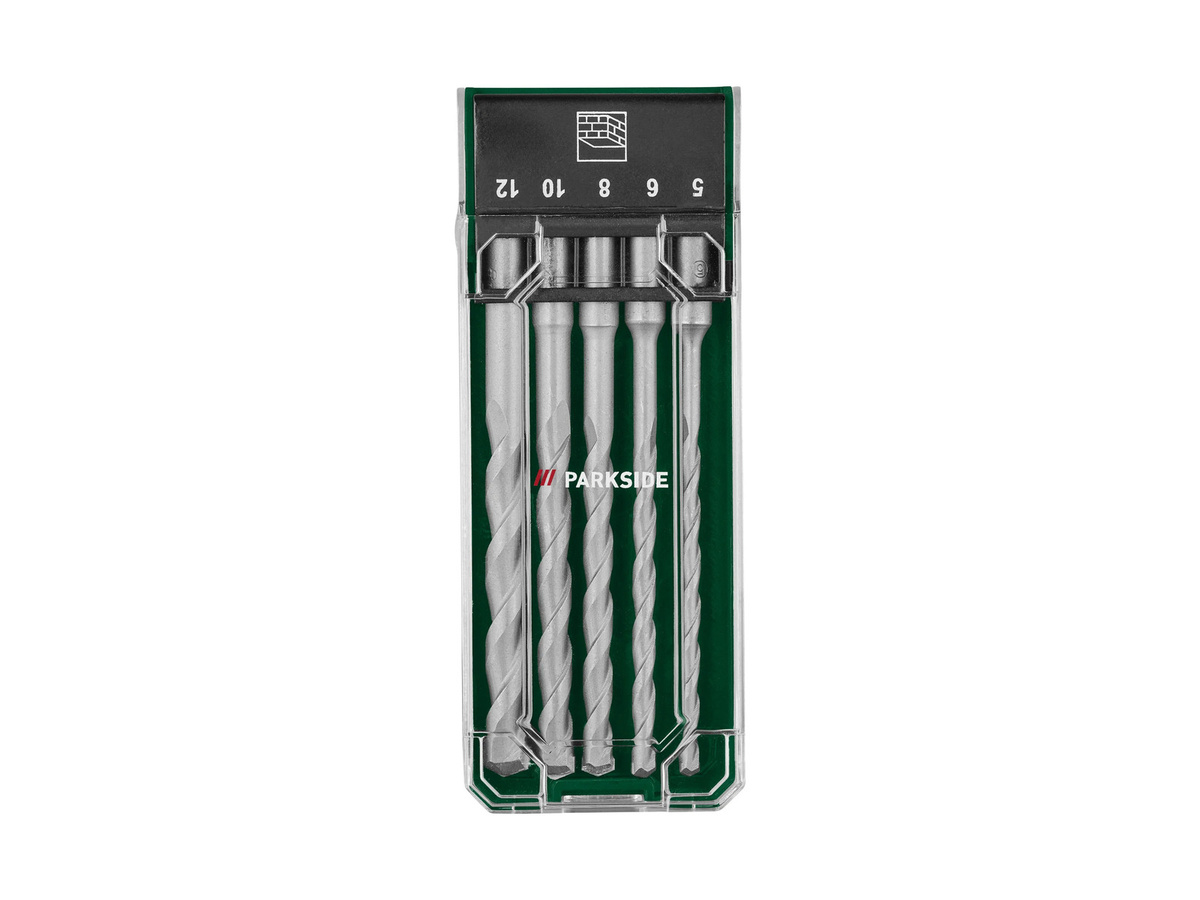Parkside HSS-Multifunktionsbohrer-Set mit Carbide-Spitze, 5-teilig, Farbe Silber - Bild 2