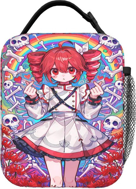 Fancy Style Studio Kasane Teto Manga Brotdose mit Thermofunktion und Reißverschluss, Mehrfarbig - Bild 1