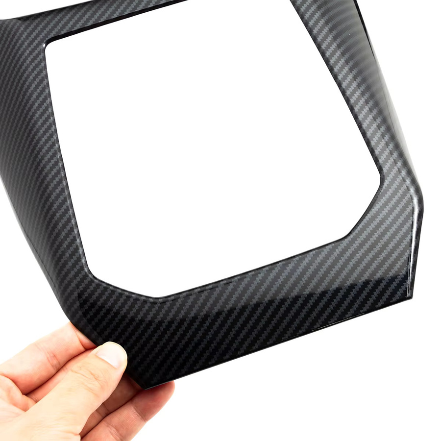 Carbon Faser Schalthebel Abdeckung für BMW X3 G45 2025 2026 in Schwarz - Bild 3