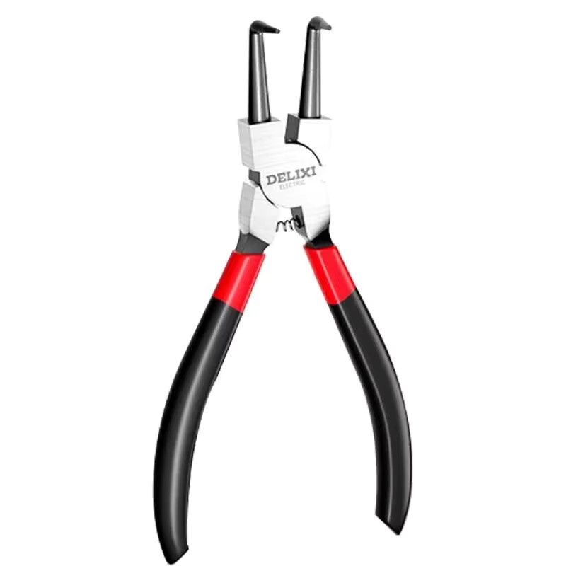 DELIXI ELECTRIC 5-Zoll-Sicherungsringzangen-Set aus Hochkohlenstoffstahl für Innen- und Außensicherungsringe - Bild 6