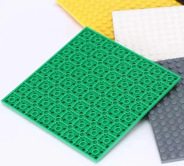 Hairun Doppelseitige Grundplatte 16 x 16 Punkte für MOC-Bausteine, Mehrfarbig - Bild 1