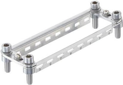 Harting Halterahmen 09110009936 aus Edelstahl in Silber - Bild 1