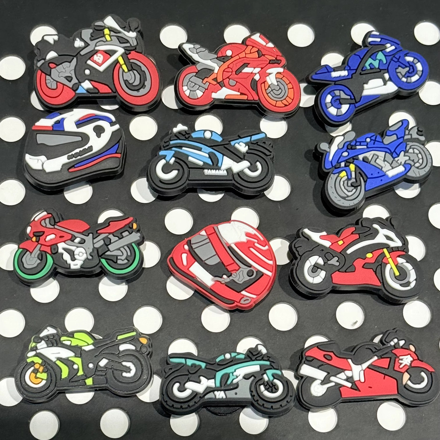 Happye&TiTi Charms Cartoon Motorrad Helm, Kinder - Bild 1