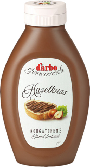 Darbo Haselkuss Nougatcreme ohne Palmöl 320 g - Bild 1
