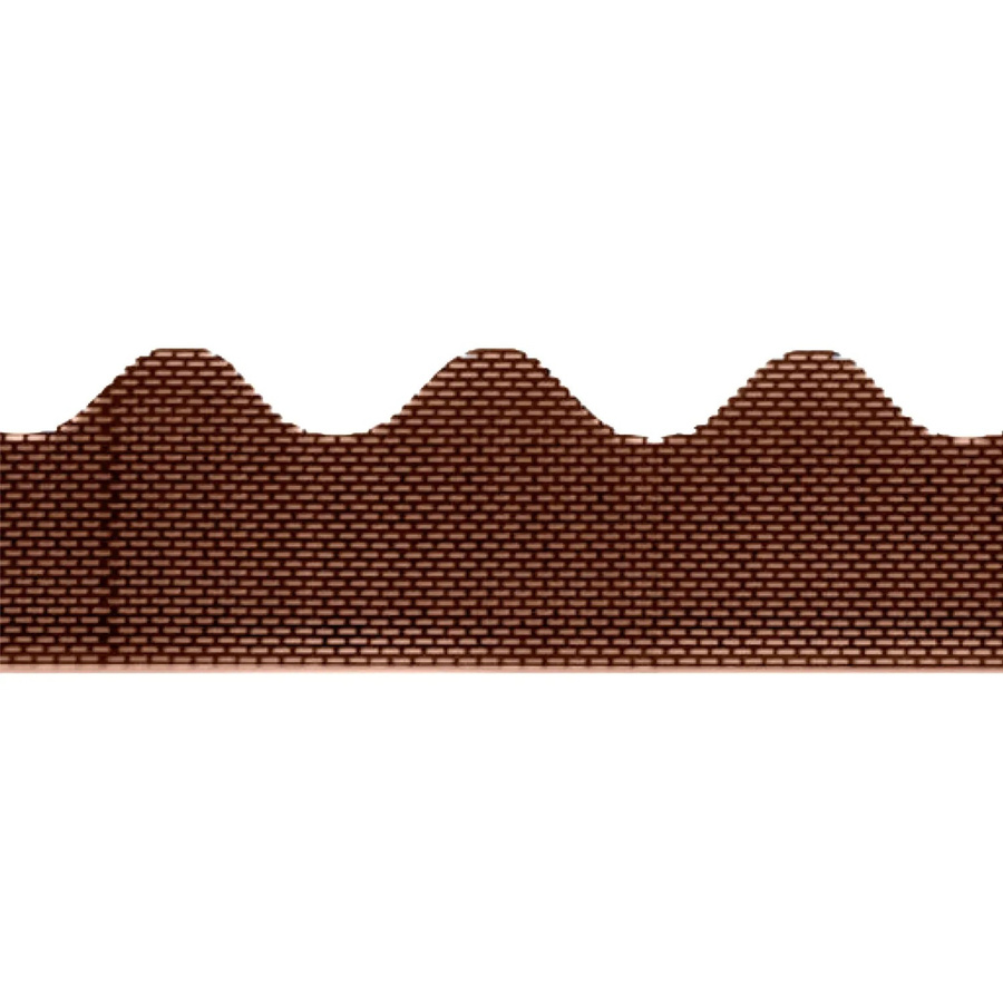 Daprona Traufenbelüftungsprofil Wellenförmig aus PVC in Braun, Länge: 105 cm - Bild 2
