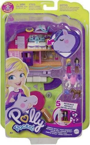 Polly Pocket Pony-Springspass Schatulle von Mattel für Kinder ab 4 Jahren - Bild 1