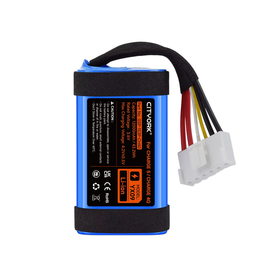 JBL Ersatzakku 12000mAh für Charge 5 und Charge 4 Bluetooth Lautsprecher 3,6V Li-Ionen-Batterie - Bild 7