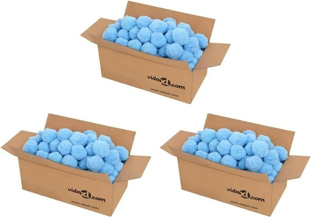 vidaXL Antibakterielle Pool-Filterkugeln aus Polyethylen in Blau, 2,1 kg - Bild 1