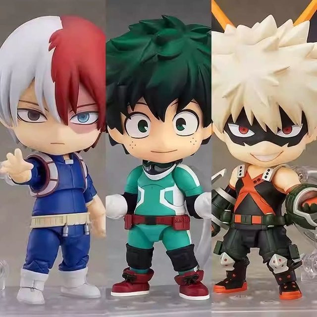 Bandai My Hero Academia Midoriya Izuku, Bakugou Katsuki, Todoroki Shoto, Modellpuppen-Set - Bild 1