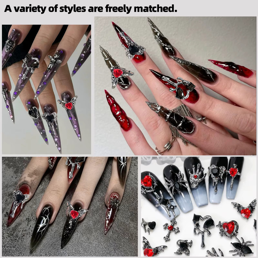 Misscheering Nageldekoration, Metallic, Unisex - Bild 2