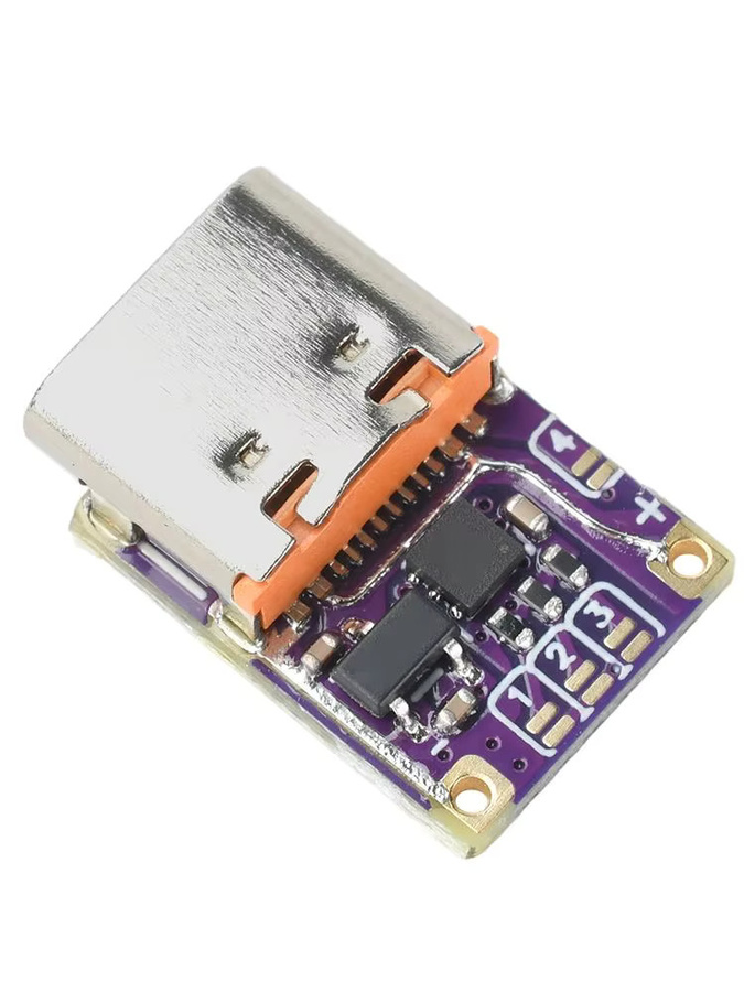 Aideepen Schnelllademodul mit USB-C Schnittstelle unterstützt PD 3.0 / PD 3.1 / QC 3.0 für DC 5V bis 48V in Multicolour - Bild 2
