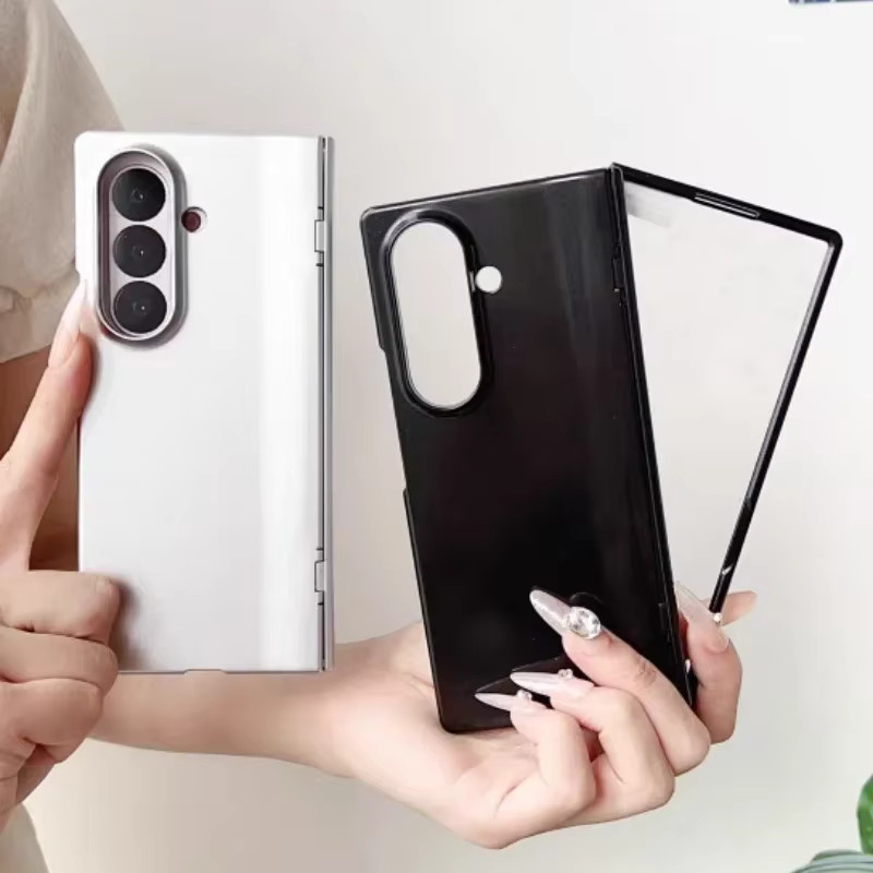 Stoßfeste Handyhülle mit Bildschirmfolie und Federscharnier für Samsung Galaxy Z Fold 7, 6, 5, 4, 3 in Blau - Bild 2