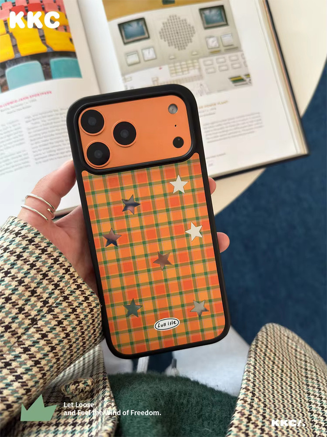 DecoPhone Anti-Sturz-Handyhülle mit Streifendesign in Matt Rotbraun für iPhone XR/11/12/13/14/15/16/17 ProMax - Bild 2
