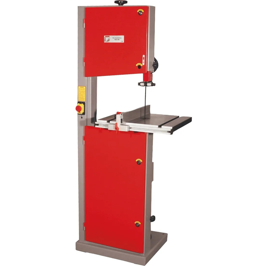 Holzmann HBS400 Holzbandsäge in Rot mit 1100W und 230V, maximale Schnitttiefe 220 mm - Bild 2