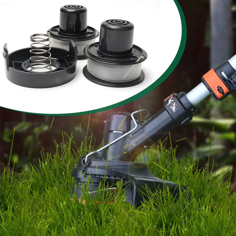 Shunmaii Spule und Kappe Combo für Black+Decker mit 6,1 m Trimmer Line und Feder in Schwarz - Bild 4