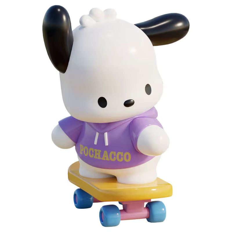 Sanrio Pochacco Anime Action Figur als Desktop Dek - Bild 6