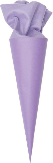 Rico Design Schultüte Rohling mit Filzverschluss in Violett - Bild 1