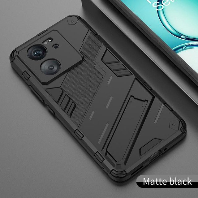 Stoßfeste Armor Schutzhülle von Tsimak für Xiaomi 13T Pro, Redmi Note 12, POCO F5, X6 Pro und weitere Modelle in Schwarz - Bild 1