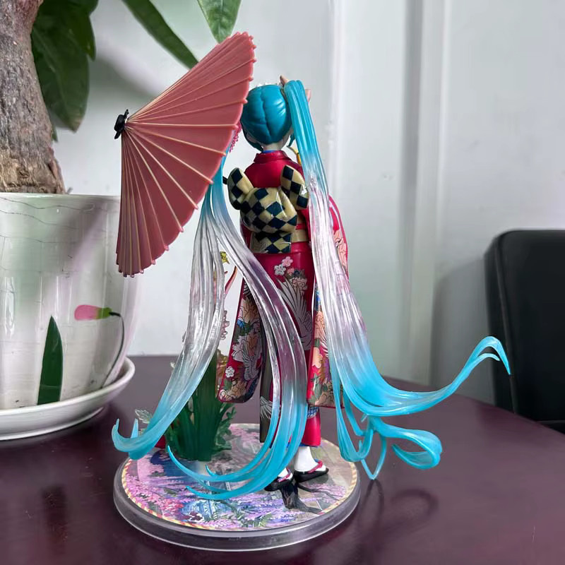 Bandai Hatsune Miku Figur, Mädchen, Kimono, Bunt, Kunststoff - Bild 4