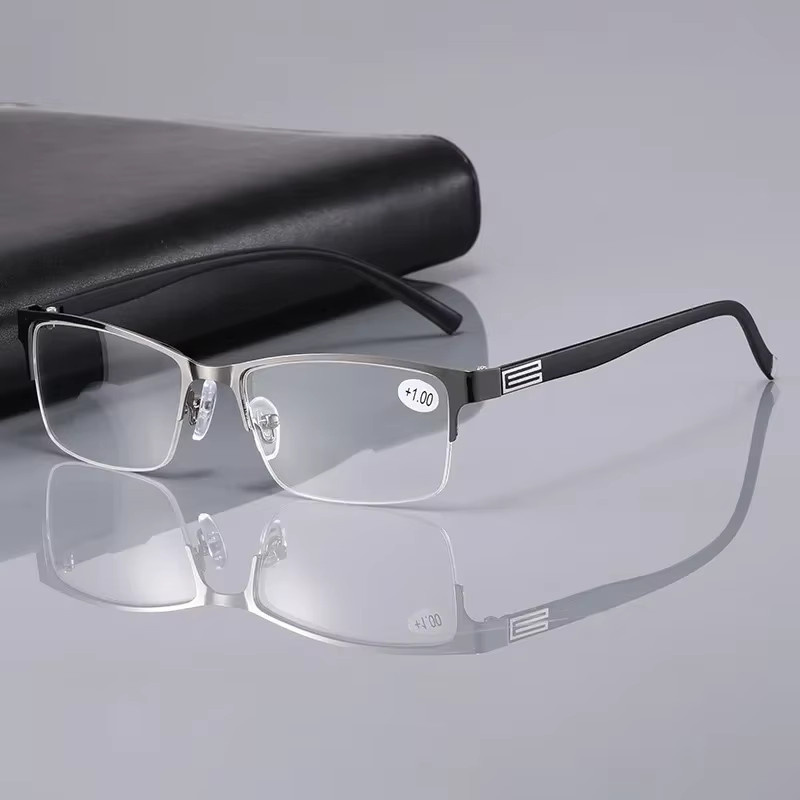 NAPAGE Bifokale Lesebrille, Unisex, rectangular, Metal - Bild 2