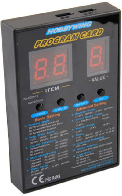Hobbywing ESC-Programmkarte für XERUN, EZRUN, QUICRUN, für das RC-Auto-Helikopterboot - Bild 1