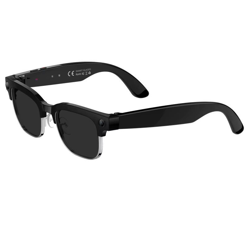 Google Smart Glasses KI-Fotografie-Video-Brille mit 800W Kamera und interaktiver Übersetzungsfunktion in Schwarz - Bild 7