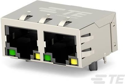 TE Connectivity Ethernet LAN Stecker in Silber 5-2337994-4 - Bild 1