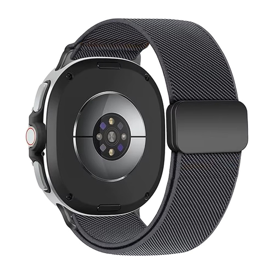 Uhrenarmband Nylon, Schwarz, Samsung Galaxy Watch 8, Galaxy Watch8 Classic - Bild 1