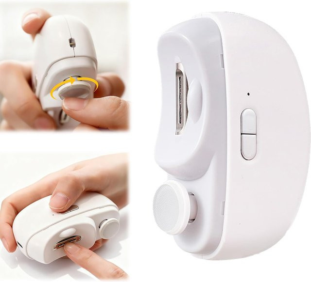 LULAA Elektrischer Nagelknipser, 2-in-1, Unisex, für Füße - Bild 1