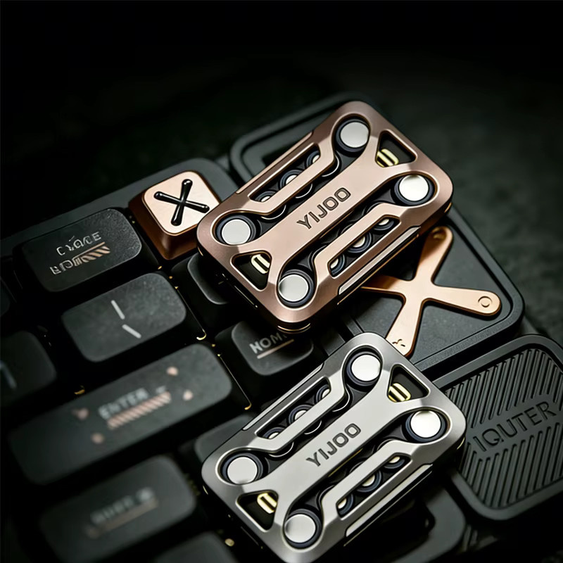 soulbao Metall-Magnetischer EDC Pai Pai Münz-Infinity-Slider Push Fidget Toy - Bild 2