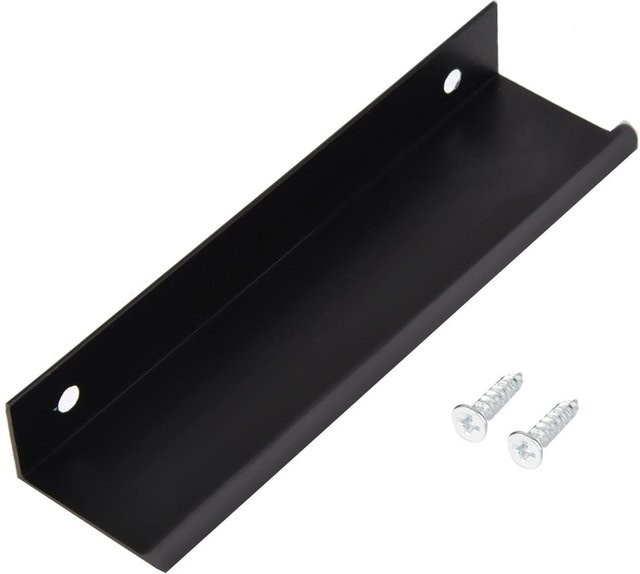 CosyHome Küchenschrank Möbelgriff Metallkanten-Griff in Schwarz Matt mit 96 mm Breite - Bild 1
