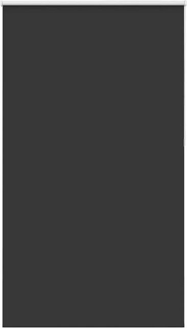 vidaXL Verdunkelungsrollo Schwarz aus Polyester, B: 130 cm, H: 230 cm - Bild 1