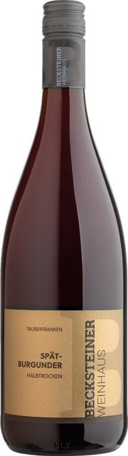 Becksteiner Winzer Weinhaus Spätburgunder, halbtrocken, Rotwein, 2023, 1 l - Bild 1