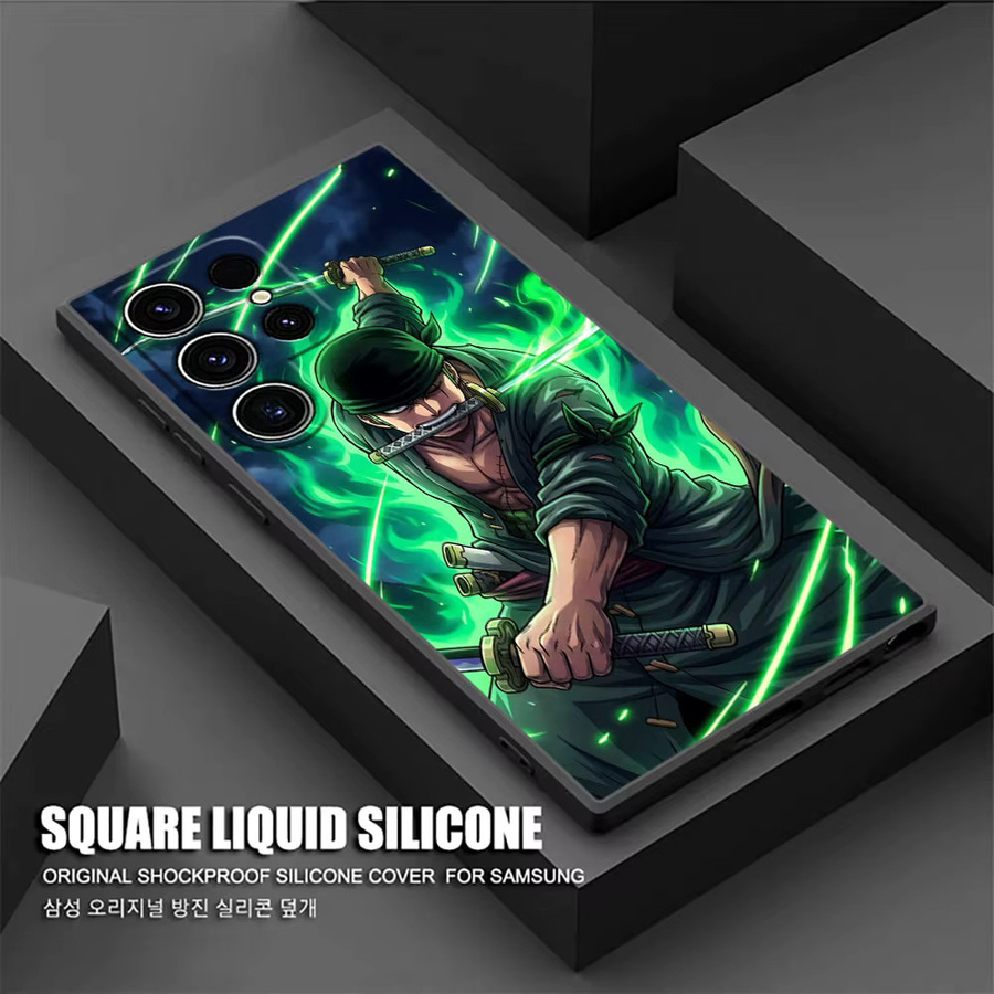 ZORO Roronoa One Piece Handyhülle aus weichem Silikon für Samsung Galaxy S25 S24 S23 S22 S21 S20 Ultra 5G Plus FE in Multicolour - Bild 4