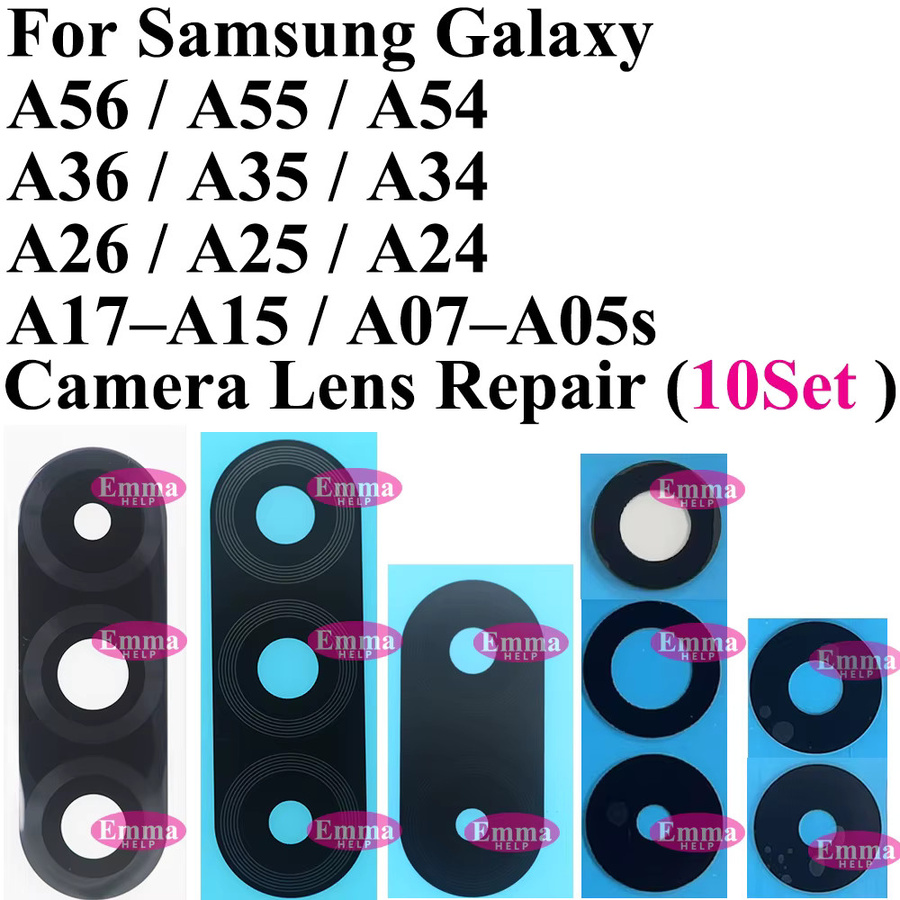 Ersatz-Rückkamera-Glaslinse für Samsung Galaxy A56 A07 A17 A06 A16 A26 A36 A52s A15 A55 A35 inklusive Klebstoff - Bild 4