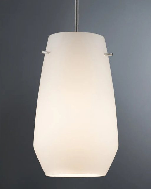 Paulmann URail Vento Lampenschirm aus Opalglas in Weiß, Durchmesser: 17 cm - Bild 1