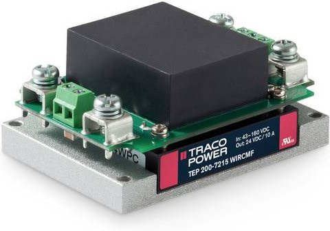 TracoPower TEP 200-4818WIRCMF DC/DC-Wandlermodul 48 V/DC 48 V/DC 4.5A 200W Schwarz - Bild 1