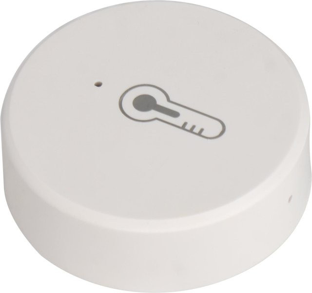 DIYelecs Temperatur und Luftfeuchtigkeit Sensor mit Thermometer, Hygrometer und App-Steuerung, Farbe: Weiß - Bild 1