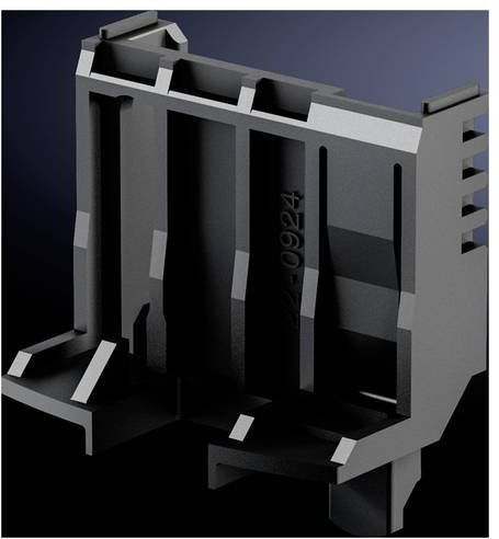 Rittal Positionierstück SV 9635.620 aus Kunststoff in Schwarz, 10 Stück, B: 45 mm, H: 47,5 mm - Bild 1