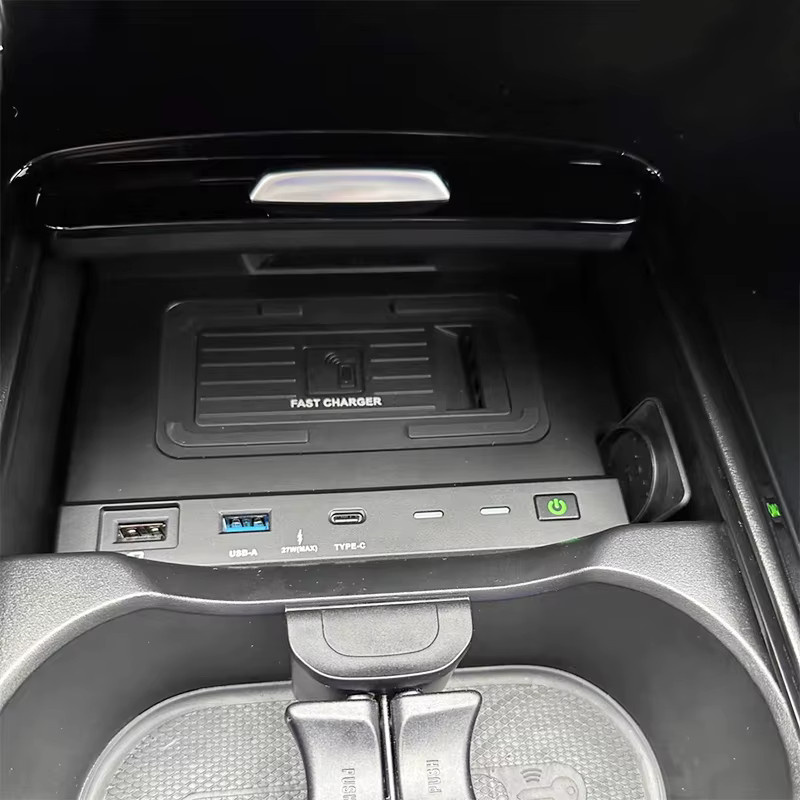 Carinway Wireless Auto-Ladegerät für Mercedes Benz W177 W188 W247 GLA GLB CLA in Schwarz - Bild 3