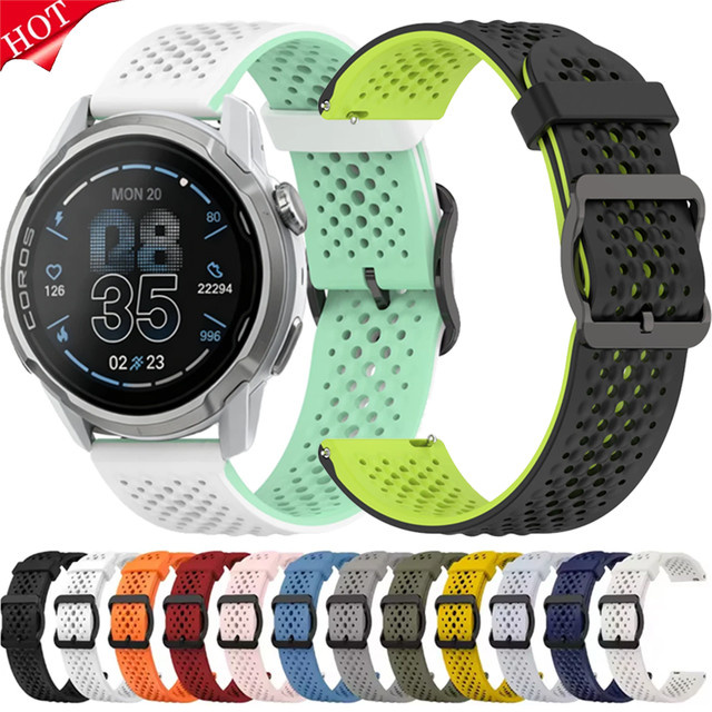 COROS Uhrenarmband Silikon, 20mm 22mm, Unisex - Bild 1