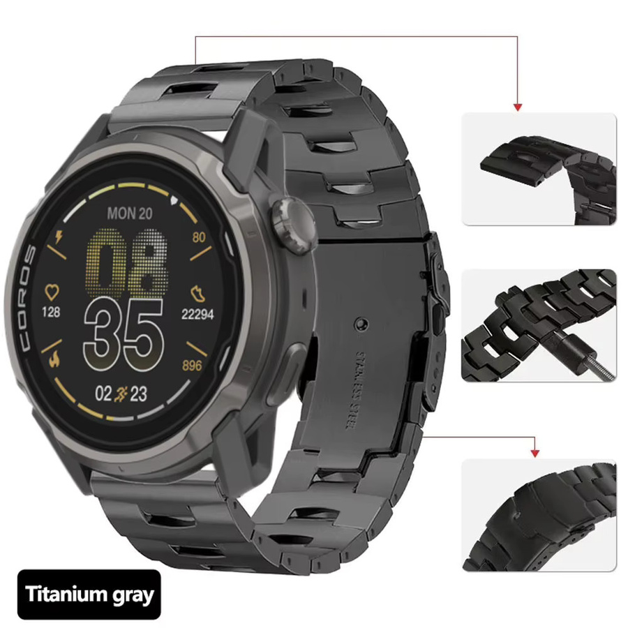 COROS Uhrenarmband Titan, 22 mm, Unisex - Bild 5