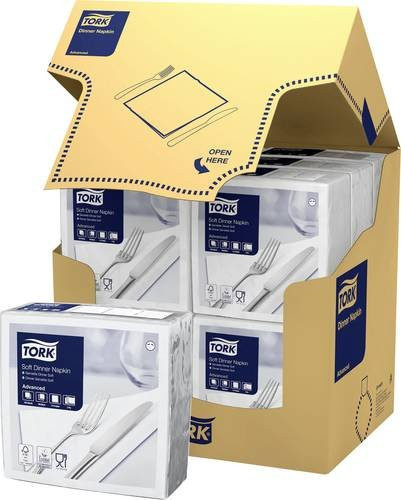 Tork Papierservietten Weiß 1200 Stück - Bild 1