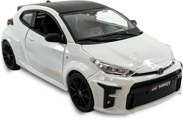 Maisto Toyota Yaris '21, Modellauto, Weiß, Maßstab 1:24 - Bild 1