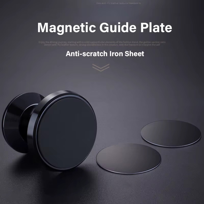 WSSHE Magnetische Metallplatten für MagSafe in Schwarz als Aufkleber-Disk für magnetische Handyhalterungen und iPhone 17 16 - Bild 1