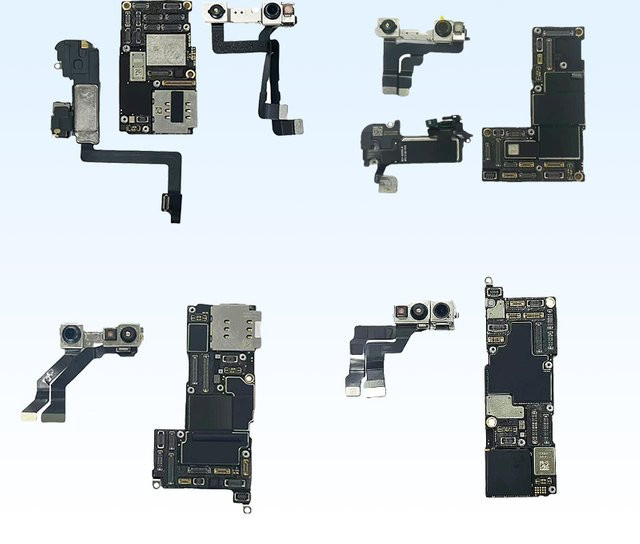 Original Apple Logicboard Motherboard mit Face ID für iPhone X XS XR 11 12 13 14 15 Pro Max - Bild 1