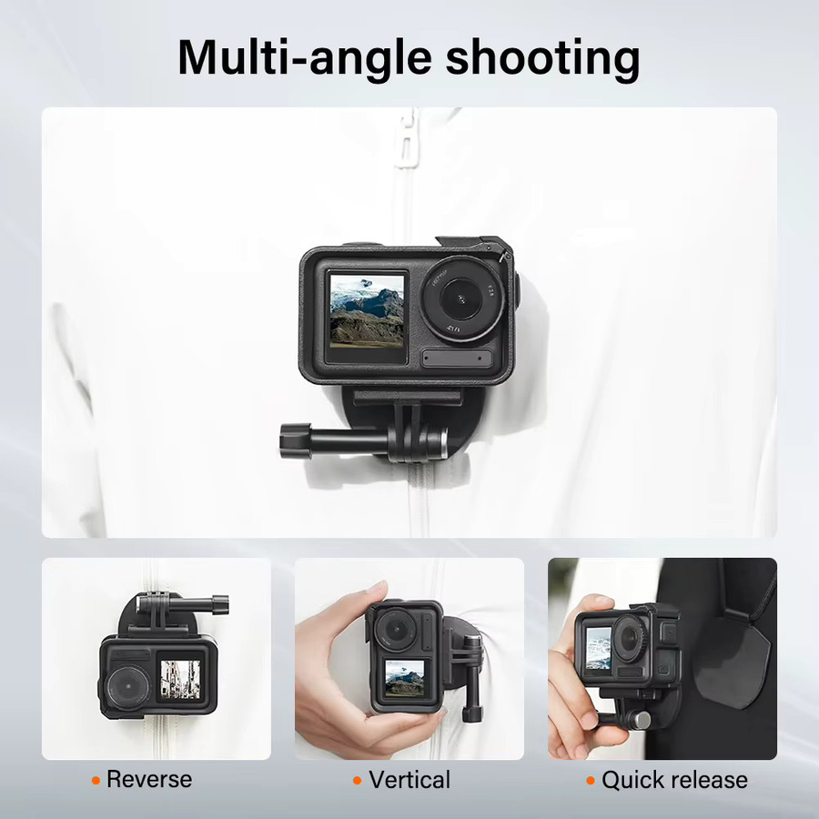 Nephy Go 3S Magnetische Halsband Halterung mit Lanyard Adapter für DJI Osmo 360, Action 5 Pro, GoPro, Tasche 3 und Insta360 X5, Schwarz - Bild 5