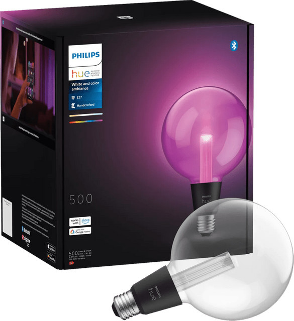 Philips Hue Lightguide Globe XL LED Smart Bulb E27 White & Color RGB mit Bluetooth - Bild 1