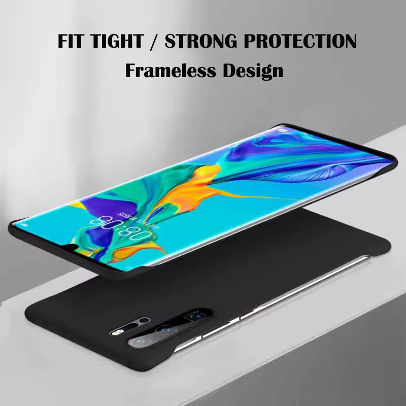 Stoßfeste Huawei P30 Pro Handyhülle aus hartem PC in Orange mit Rahmenlosem Candy-Design und Ultra-Dünn-Optik - Bild 2