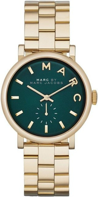 Marc Jacobs Armbanduhr, Edelstahl, Gold, Grün, Quarz, 36 mm, Damen - Bild 1